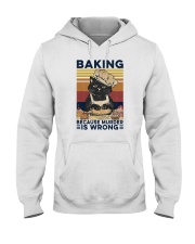 Baking Because Murder Is Wrong Cat Hooded Sweatshirt tile