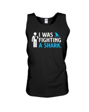 I Was Fighting A Shark Unisex Tank tile