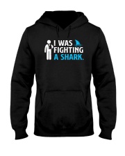 I Was Fighting A Shark Hooded Sweatshirt tile