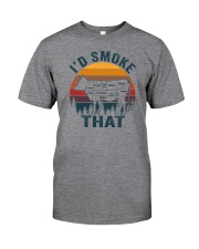 I'd Smoke That Cow BBQ Classic T-Shirt front
