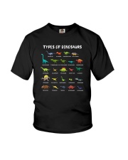 Type Of Dinosaurs Youth T-Shirt front