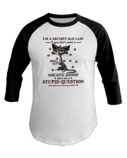 I'm A Grumpy Old Lady Baseball Tee tile
