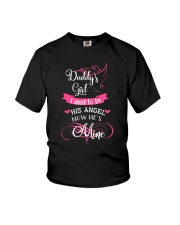 Daddy's Girl I Used To Be His Angle Now He's Mine Youth T-Shirt tile