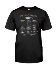 Types Of Sharks Classic T-Shirt front