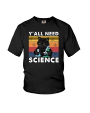 All You Need Is Science Cat Youth T-Shirt tile