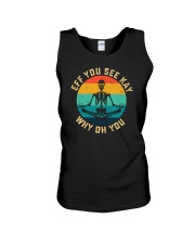Eff You See Kay Skeleton Vintage Unisex Tank tile