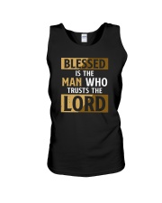 Blessed Is The Man Who Trusts The Lord Unisex Tank tile
