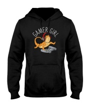 Gamer Girl Bearded Dragon Hooded Sweatshirt tile