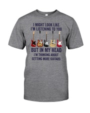 I Might Look Like I'm Listening To You Guitars Classic T-Shirt front