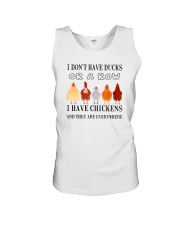 I Don't Have Ducks Or A Row Chickens Unisex Tank tile