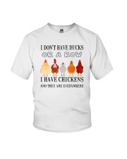 I Don't Have Ducks Or A Row Chickens Youth T-Shirt tile