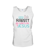 Silly Rabbit Easter Is For Jesus Unisex Tank tile