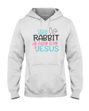 Silly Rabbit Easter Is For Jesus Hooded Sweatshirt tile