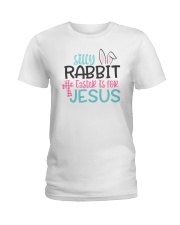 Silly Rabbit Easter Is For Jesus Ladies T-Shirt tile