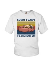 Sorry I Can't It's A No Bones Day Youth T-Shirt tile
