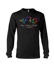 Live Love Accept Autism Awereness Long Sleeve Tee tile