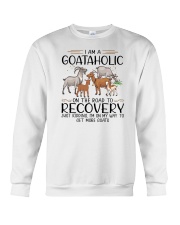 I Am A Goataholic On The Road To Recovery Crewneck Sweatshirt tile