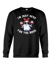 I'm Just Here For The Boos Wine Crewneck Sweatshirt tile