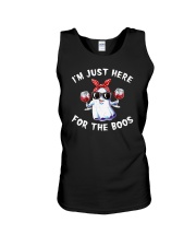 I'm Just Here For The Boos Wine Unisex Tank tile