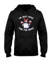 I'm Just Here For The Boos Wine Hooded Sweatshirt tile