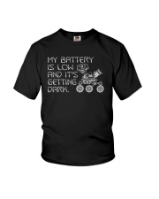 My Battery Is Low And It's Getting Dark Youth T-Shirt tile