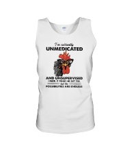 I'm Currently Unmedicated And Unsupervised Unisex Tank tile
