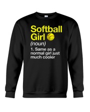 Softball Girl Definition Crewneck Sweatshirt tile