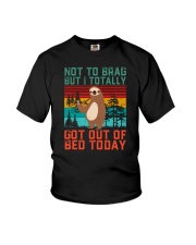 Not To Brag But I Totally Sloth Youth T-Shirt tile