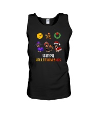 Happy Hallothanksmas Dachshund Unisex Tank tile