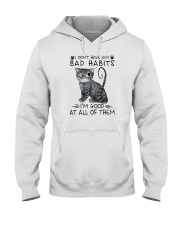 I Don't Have Any Bad Habits Cat Hooded Sweatshirt tile