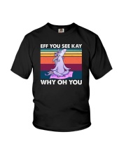Eff You See Kay Unicorn Vintage Youth T-Shirt tile