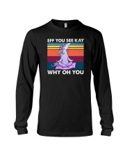 Eff You See Kay Unicorn Vintage Long Sleeve Tee tile