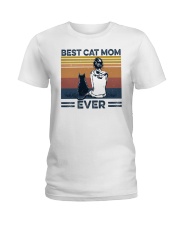 Best Cat Mom Ever Ladies T-Shirt tile