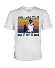 Best Cat Mom Ever V-Neck T-Shirt tile
