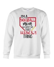 I'm A Softball Mom Crewneck Sweatshirt tile