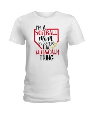 I'm A Softball Mom Ladies T-Shirt tile