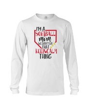 I'm A Softball Mom Long Sleeve Tee tile