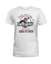 Don't Mess With Nanasaurus Ladies T-Shirt tile