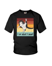 I Do What I Want Cat Youth T-Shirt tile