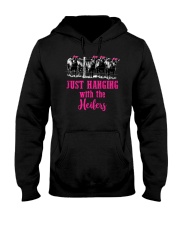 Just Hanging With The Heifers Hooded Sweatshirt tile