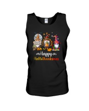 Happy Hallothanksmas Gnomies Unisex Tank tile