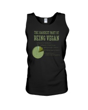 The Hardest Part Of Being Vegan Unisex Tank tile