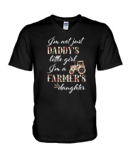 I'm Not Just Daddy's Little Girl I'm A Farmer's Daughter V-Neck T-Shirt tile