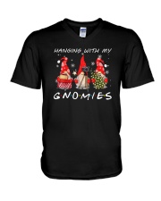 Hanging With My Gnomies V-Neck T-Shirt tile