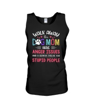 Walk Away This Dog Mom Has Anger Issue Unisex Tank tile