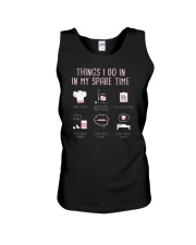 Things I Do In My Spare Time Baking Unisex Tank tile
