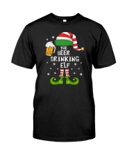 The Beer Drinking Elf Classic T-Shirt front