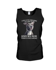 A Dog Is The Only Thing On Earth Pitbull Unisex Tank tile