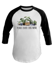 Plant Lover Dog Mom Baseball Tee tile