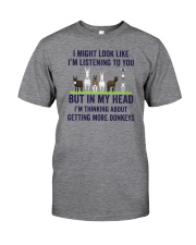 I Might Look Like I'm Listening To You Donkeys Classic T-Shirt front